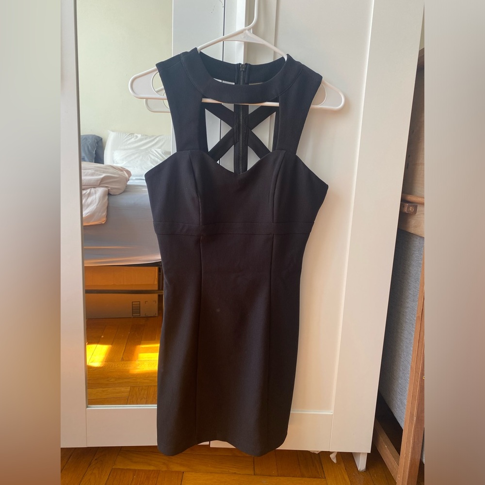 FOREVER 21 high Neck bodycon dress